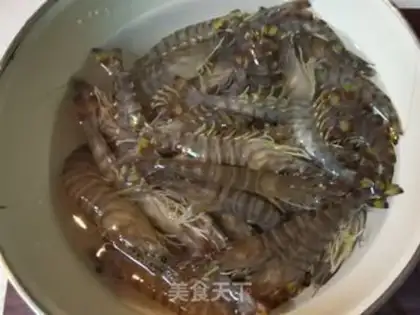 Make White burning shrimp step 0