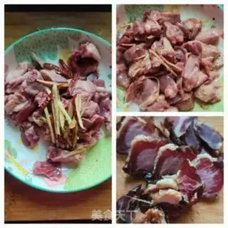 Make Doves with meat rice step 2