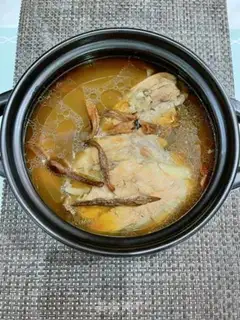 Make Chicken bones and deer mushroom soup step 7