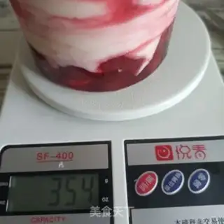 Make Cherry yogurt cream step 2