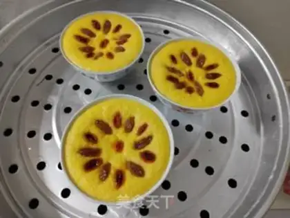 Make Egg and fresh corn cake step 8