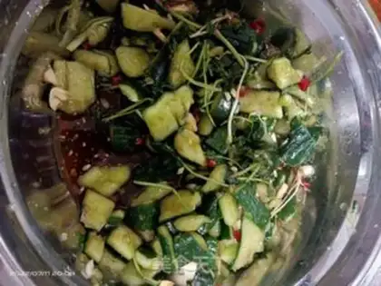 Make Cool cucumber step 4