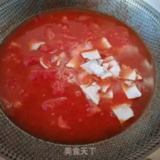 Make Pork tomato egg soup step 6