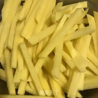 Make French fries step 1