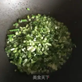 Make Onion egg fried rice step 5