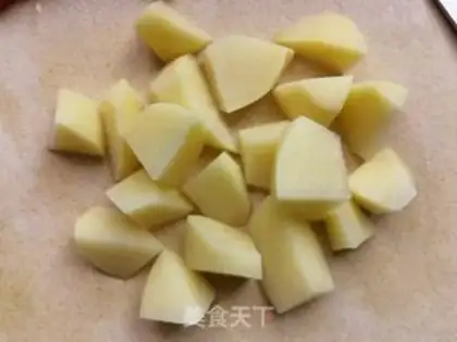 Make Potato, snowflake steak step 0