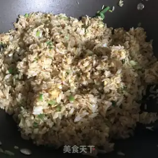 Make Onion egg fried rice step 9