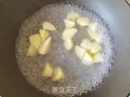Make Potato, snowflake steak step 1