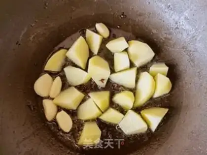 Make Potato, snowflake steak step 7