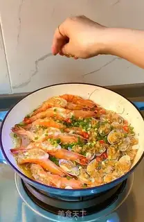 Make A little seafood step 9