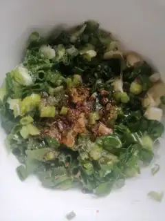 Make dumplings and onions step 2