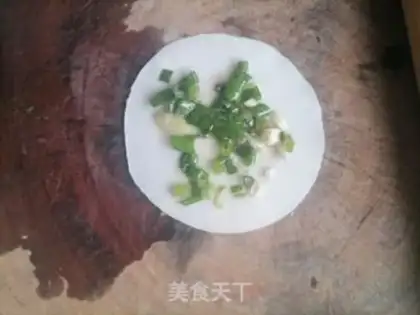 Make dumplings and onions step 3
