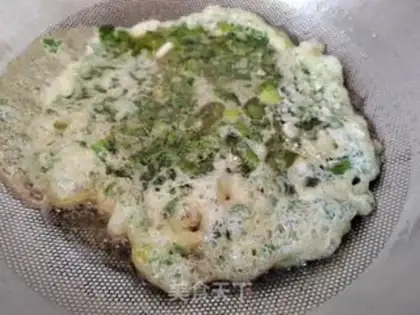 Make Fried eggs from barley step 2