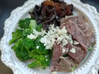 Make Mulberry orchid beef step 7