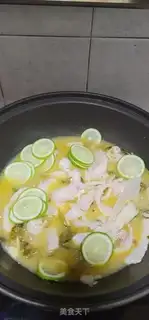 Make Gold soup lemon fish step 6