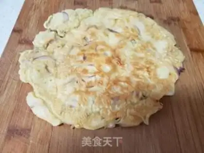Make Onion egg pancakes step 6