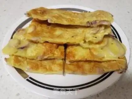 Make Onion egg pancakes step 7