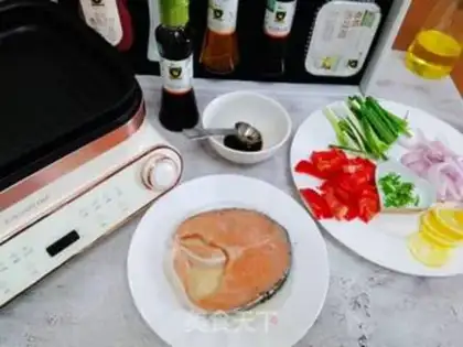 Make Fried salmon step 2