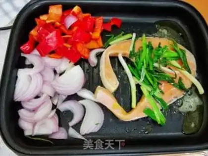Make Fried salmon step 4