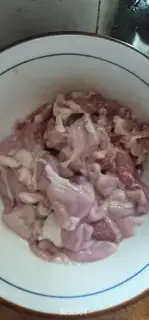 Make Fried omelet scrawny broth step 2