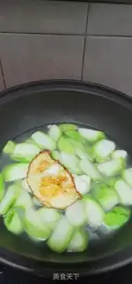 Make Fried omelet scrawny broth step 5