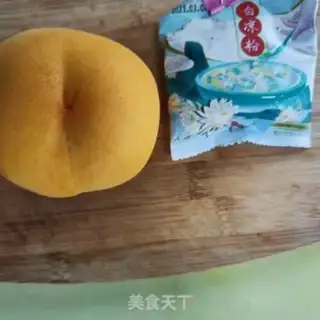 Make ♪ Peachy, white, jelly ♪ step 0
