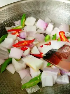 Make Onion fried eggs step 6