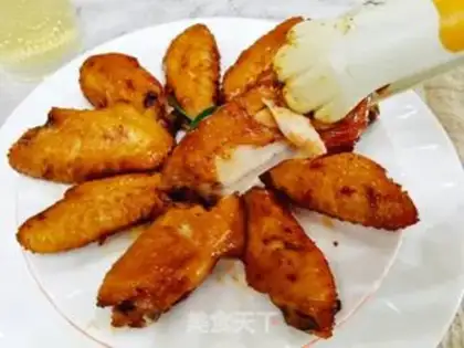 Make Air-fried chicken wings step 7