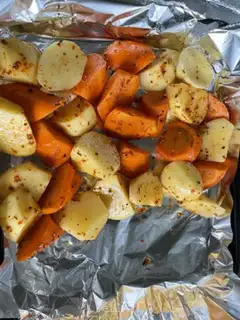 Make Orléans chicken platter step 14