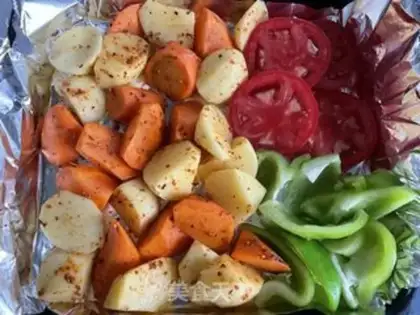 Make Orléans chicken platter step 15