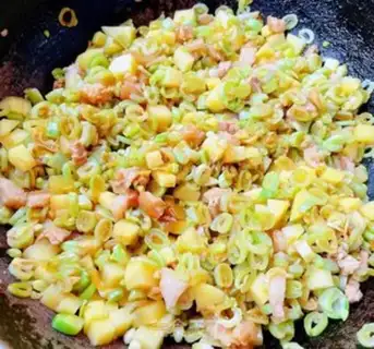 Make Five bouquets of potatoes and gravy step 14