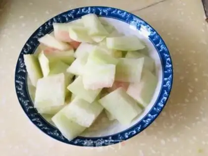 Make Fire watermelon step 0