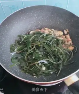 Make Piggy slag toss seaweed step 3