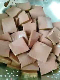 Make Spicy duck blood step 4