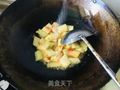 Make Fire watermelon step 5
