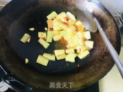 Make Fire watermelon step 8
