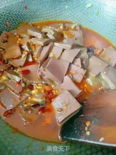 Make Spicy duck blood step 10