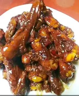 Make Red duck wings step 17