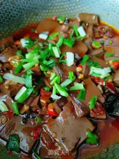 Make Spicy duck blood step 15