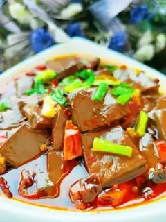 Make Spicy duck blood step 17