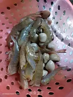 Make Seafood congee step 2