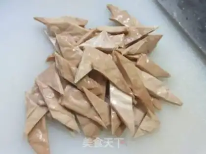 Make Black-muted tofu step 1