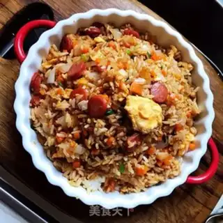 Make Carrot egg fried rice step 9