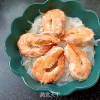 Make Shrimp stew for a white radish fan step 13