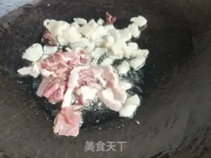 Make Pepper chops, fried beans step 5
