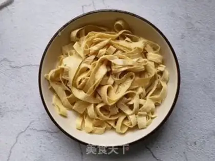 Make Garlic tofu step 1