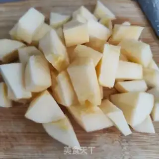 Make Apple rice porridge step 3