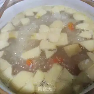 Make Apple rice porridge step 5
