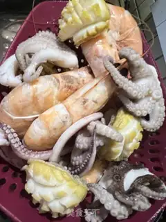 Make Spicy seafood string step 0