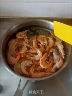 Make Spicy shrimp pan step 6